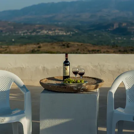 Bella-maria At Aptera With Mountain And Sea View !! La Canea